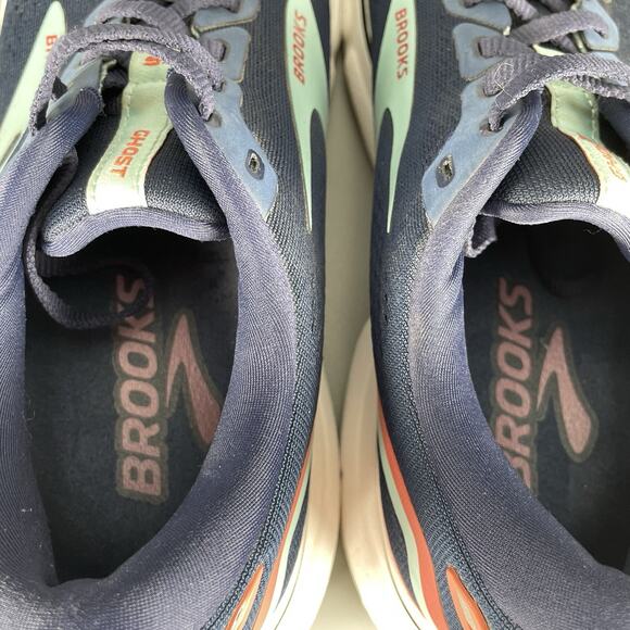 Women’s 10.5 Men’s 9 Brooks Ghost 15 Blue Athletic Running Walking Shoes Sneaker main image 9